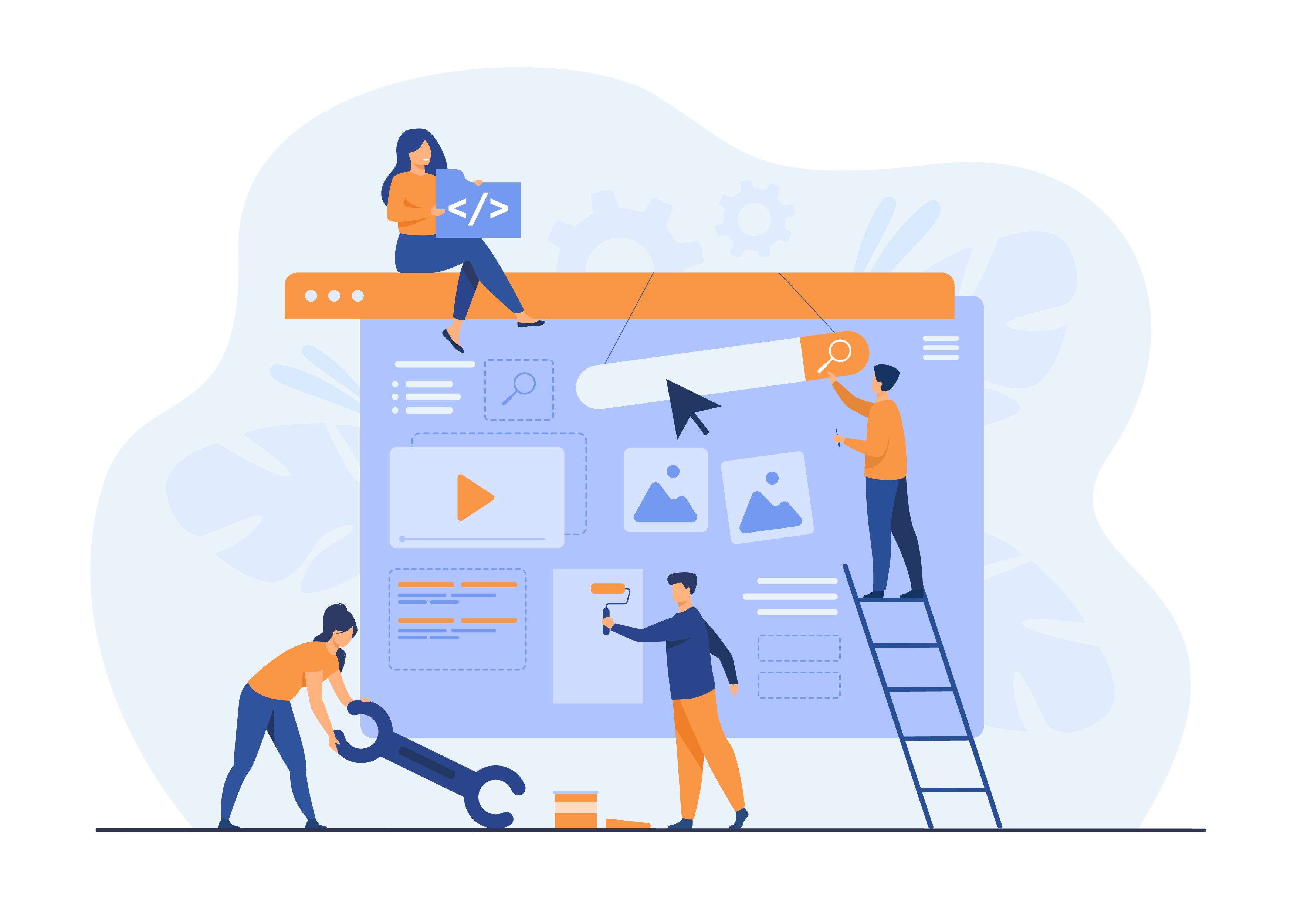 Responsive web design example